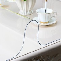 Film PVC de qualité alimentaire, nappe transparente, protection contre les taches d'huile, anti-moisissure, ignifuge