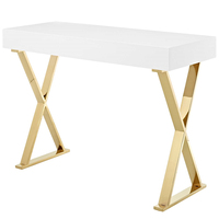 Peint Chêne Console Moderne Rose Semi-Circulaire Transformateur Transparent 24 Pouces Long 36 Haute Antique En Fer Noir