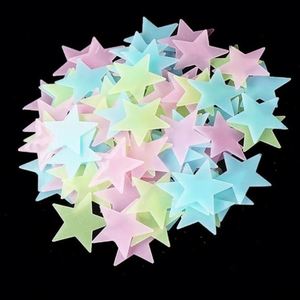 Hermosas Pegatinas de Pared Fluorescentes 3D que Brillan en la Oscuridad con Diseño de Luna y Estrellas, Decoración para el Hogar y Regalo - Product Image 6