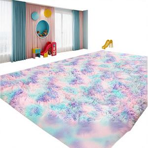 Grensoverschrijdend populaire woonkamer slaapkamer kat hond huisdier pluche tapijt vloermat effen kleur machinewasbaar groothandel - Product Image 1