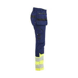 BLAKLADER - 703011498933C46 Pantalones de mujer de alta visibilidad elásticos Azul Marino/amarillo-EAN 7330509958094 ROPA DE TRABAJO DE LA 2017 - Product Image 5