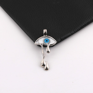 Pendentif en alliage de zinc en forme de larme pour bijoux DIY, accessoire de charme unisexe - Product Image 3