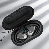 Casque ouvert SHINECON OWS avec étui de charge 300mAh 6-8 heures de travail Casque à conduction d'air confortable pour le sport