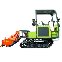 Petit motoculteur puissant Traktor 4X4, motoculteur de jardin, tracteur chenillé avec motoculteur