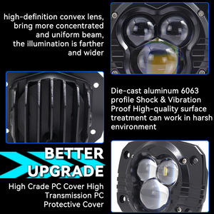 Nueva Luz LED para Motocicleta de 35W y 3 Pulgadas, Lente 5D, Faro Delantero de Doble Color, Impermeable, 12V, Accesorios Universales para Motocicleta - Product Image 5