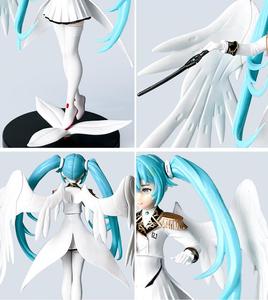 Figura de PVC de 21CM de Miku Cosplay con Alas, Figura de Anime de Chicas Lindas de Pie, Estatua Coleccionable, Juguete, Regalo - Product Image 3