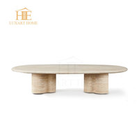 Table basse ronde moderne de conception italienne, table centrale convertible pour salon, mobilier de maison avec matériau métallique