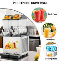 Nouvelle machine à smoothies, daiquiris, margaritas et granitas multifonctionnelle, pour boissons glacées, jus et granita, en acier inoxydable, usage commercial