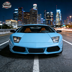 Película de vinilo NIKO de PVC PET para envoltura de coches, impermeable, de alto brillo, rollo de vinilo personalizado para carrocería de coche. - Product Image 1