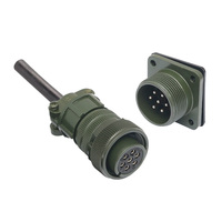 Connecteur circulaire à raccord fileté Mil-C-5015 16S 2/3/4/5/7 broches, alimentation IP67 500V MS3100A MS3102A MS3106A MS3108A, prise et fiche