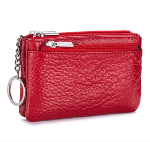 High Quality Genuine Leather Women's Mini Wallet Simple Zipper <b>Coin</b> <b>Purse</b> Mini <b>Coin</b> Bag for Girls - Product Image 6