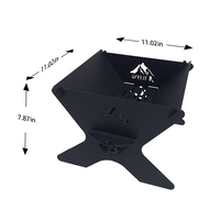 Barbecue portable au charbon de bois LULING HP280X, pliable, pour le camping, les pique-niques et les sorties en plein air - Facile à transporter