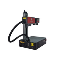 Machine de marquage au laser à fibre portable mini 20W 30W 60W pour la gravure sur métal, bois, pierre, caoutchouc