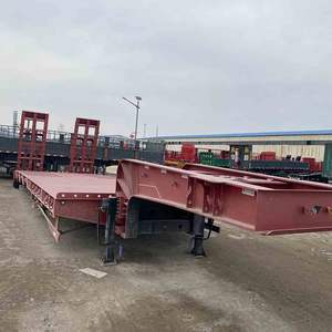 वाहन मास्टर 150 टी स्टील हाइड्रोलिक रैंप विस्तार करने योग्य कम बिस्तर वाले कम बिस्तर वाले लबॉय सेमी-ट्रेलर ट्रेलर - Product Image 6