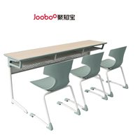 Nouveaux meubles pour enfants table et chaise d'école pour banc d'école préscolaire et bureau à trois places ensemble de bureau et de chaise de lycée primaire