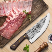 10% Off kustom Logo penuh Tang Super tugas berat 7 inci pisau pemotong tulang pisau daging untuk tukang daging dengan pegangan kayu terbuat dari