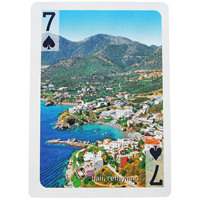 Cartes à jouer promotionnelles personnalisables de haute qualité, en papier avec vernis brillant, pour usage familial