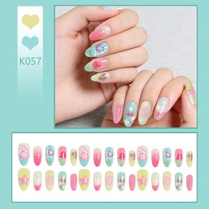 <span class=keywords><strong>Uñas</strong></span> Postizas K057 Ocean 3D con Diseño Tallado, Estilo Fresco y Suave INS, Estética Minimalista Occidental, ABS Premium Reutilizable, Venta al por Mayor, Stock Disponible - Product Image 2