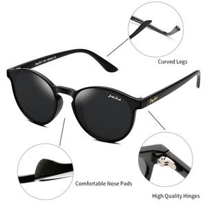 Gafas de sol Golf Jack con montura redonda, unisex, UV400, lentes polarizadas TAC, estilo moderno 1315 - Product Image 4