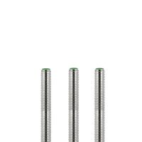 1x Barra Roscada Imperial Fina de 7/16" UNF x 4" de Acero Inoxidable A2-304 con Rosca Derecha, Pernos de Estribado, China