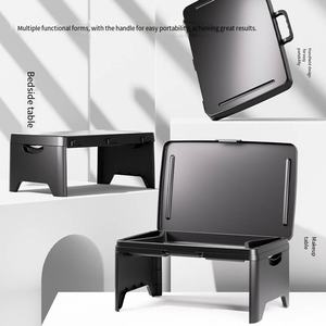 Bureau d'ordinateur portable pliant portable pour bureau à domicile et table d'ordinateur de <span class=keywords><strong>camping</strong></span> en plein air pour voiture et endroits variés - Product Image 3