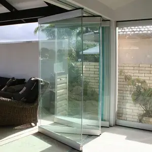Tavsiye edilen çerçevesiz cam katlanır teras cam sürgülü cam kapi sistemi