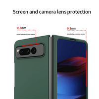 Anti-choc et anti-chute Pc + Tpu matériau de qualité pour Google Pixel fold Case Candy colour coque de protection