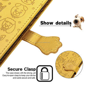 3D Chat Sublimation Portefeuille En Cuir Enfants Or Téléphone Cas Avec Porte-Carte Pour <span class=keywords><strong>Samsung</strong></span> S24 Ultra Mobile Téléphone Couverture Arrière - Product Image 2