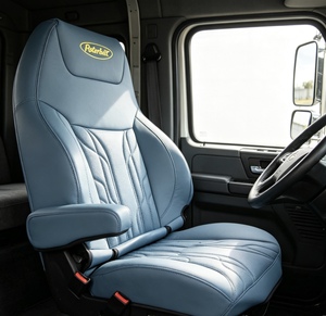 Funda <span class=keywords><strong>de</strong></span> Asiento Personalizada GANE, Estilo Lujoso Azul, para Camiones Pesados <span class=keywords><strong>Peterbilt</strong></span> y Semirremolques, Completamente Cerrada - Product Image 1