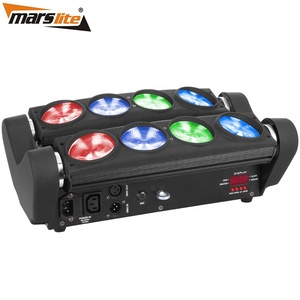 Prezzo di fabbrica del partito del dj di illuminazione rgbw 4in1 8X10W 8 occhi led <span class=keywords><strong>spider</strong></span> fascio testa mobile - Product Image 6