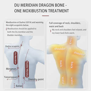 Appareil de moxibustion électrique sans fumée pour usage domestique, thérapie chauffante, soulagement de la douleur, masseur pour l'acupuncture et les soins corporels des méridiens - Product Image 4