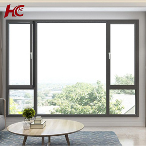 Fenêtres à battant en verre trempé à <span class=keywords><strong>triple</strong></span> <span class=keywords><strong>vitrage</strong></span> à cadre en aluminium moderne personnalisé pour maison hôtel villa maison - Product Image 1