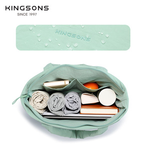 Kingsons Women's Nylon Tote Bag Red Lightweight Casual Handbag For Everyday Use Winter 2025 - Product Image 2