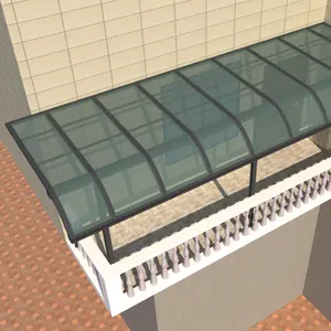 กลางแจ้งอลูมิเนียมหลังคา/ลานปก/ระเบียงระบบหลังคาสำหรับ Sun Shade - Product Image 1