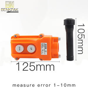 Saklar Tombol Tekan Kontrol Crane COB61 IP67 Tahan Air 1NO Saklar Hoist Elektronik Plastik - Product Image 5