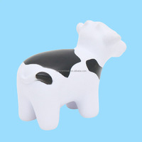 Cadeaux promotionnels promotionnels balle anti-stress animaux personnalisé forme de vache balles anti-stress réduction de pression balle anti-stress
