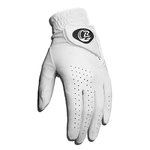 Fabricant de gants de golf flexibles en cuir synthétique Gant de golf Cabretta avec logo imprimé professionnel