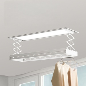 Hidden home balcony remote control lifting intelligent automatic embedding voice invisible electric drying rack - Product Image 2