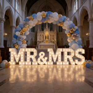 Luci LED Personalizzate Impermeabili per Esterni, Lettere e Numeri Luminosi per Decorazioni di Matrimoni e Feste - Product Image 3