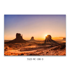 Paisaje pintura lienzo impresión puesta de sol África desierto cactus imagen impresión <span class=keywords><strong>cartel</strong></span> pared arte decoración del hogar - Product Image 3