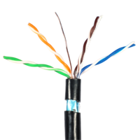 Fabricante de HS CAT5 CAT5e Cat6 cat6a tipos UPT UTP STP s/UTP 4pr 24awg Jack exterior cable LAN de alta velocidad