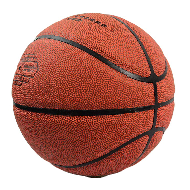 Оптовая продажа с завода, баскетбольный мяч из искусственной кожи с пользовательским логотипом, стандартный размер 7 для взрослых, спортивный баскетбольный мяч для команды