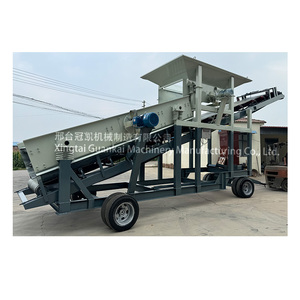 Équipement automatique industriel de séparateur de gravier/pierre, <span class=keywords><strong>machine</strong></span> de tamisage mobile pour les sables fins/désert - Product Image 3