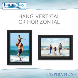 Marco DE FOTOS negro 4X6 personalizado de alta calidad, decoración familiar, marco de fotos para colgar en la pared, Material PS, decoraciones para el hogar - Product Image 3