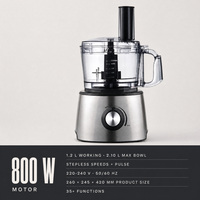 Robot culinaire électrique commercial en acier inoxydable CY-316S avec fonction de vitesse variable et de pulsation
