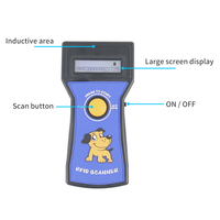 Lector de Microchip RFID Portátil de 134.2Khz, AVID FDX-B FDX-A ISO11784/85, Escáner de Etiquetas para Animales/Mascotas, Material ABS, Identificación para Perros y Gatos