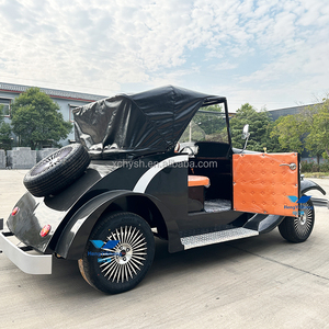 Voiture vintage classique électrique 72V avec structure en acier Q235B pour visiter 4 roues Garantie 1 an - Product Image 6