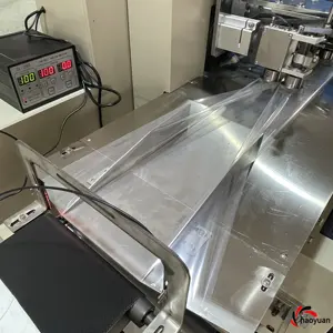 KD-450D Haoyuan Lage Prijs Kussen Type Automatische Tissue Handdoek Servet Sanitaire Multifunctionele Verpakking Machine