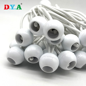 Cuerda elástica trenzada de <span class=keywords><strong>bola</strong></span> blanca con correa personalizada para el hogar, jardín, taller, barcos, troncos, remolques, tienda de campaña al aire libre - Product Image 1