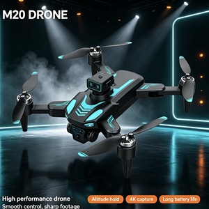 Nouveau <span class=keywords><strong>meilleur</strong></span> mini <span class=keywords><strong>drone</strong></span> RC M20 pour débutants avec double caméra 4K, portée de 1 km, pliable, télécommande en plastique, moteur sans balais - Product Image 1